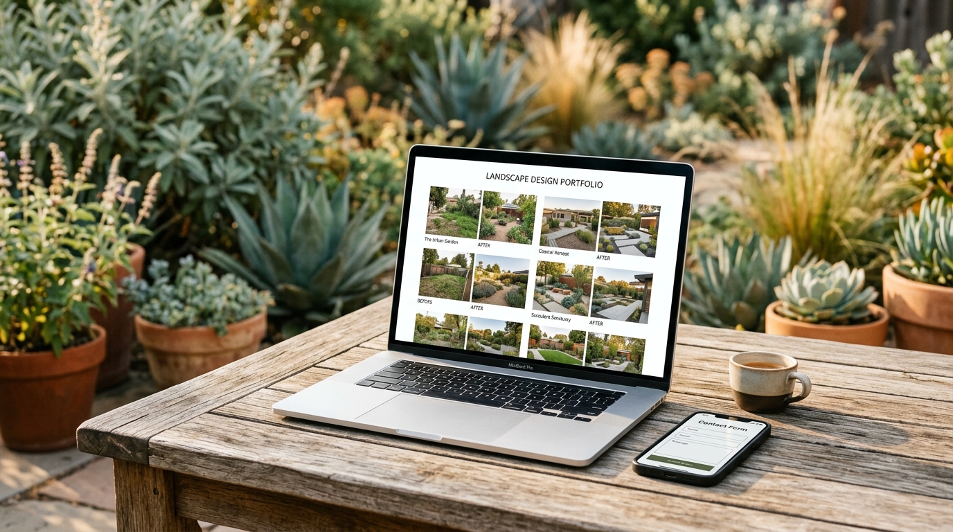 Landscaper Website Bay Area: Why a Simple Site With Real Photos Beats Every Platform  -  Autom84You