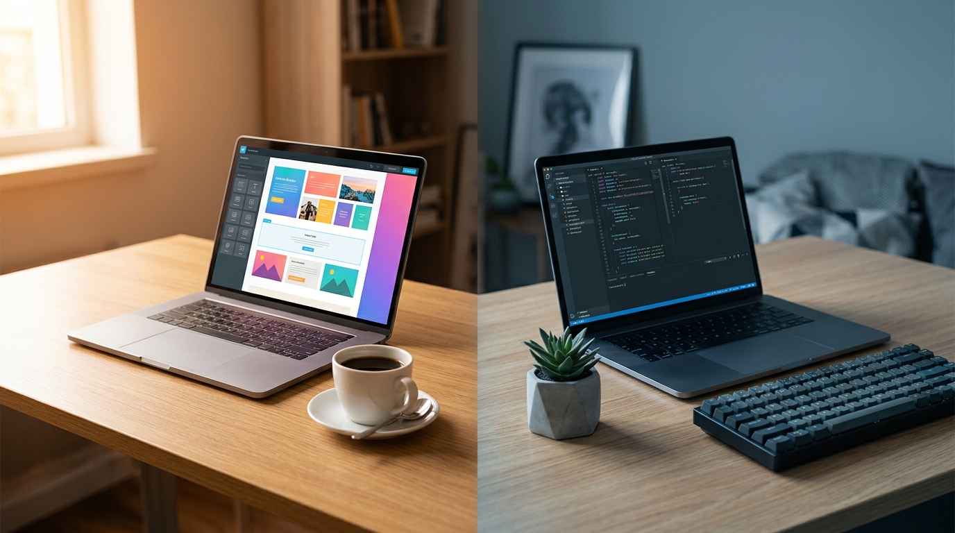 No Code vs Custom Development: When Webflow Is the Right Call and When It Costs You More  -  Autom84You