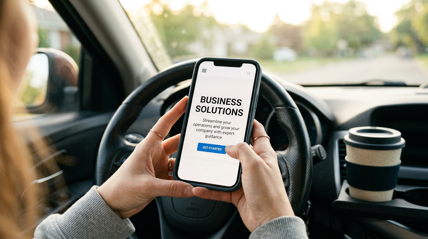 The Above-the-Fold Landing Page Small Business Pattern That Actually Works  -  Autom84You