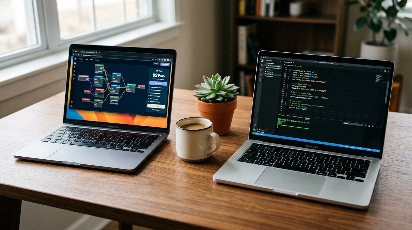 Low-Code AI Automation: Why a 30-Line Script Beats Most $300/Month Platforms  -  Autom84You