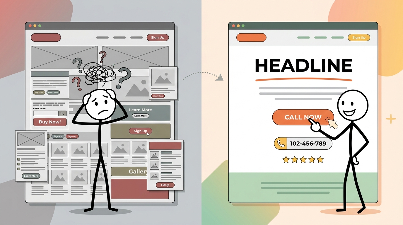 How to Build a Landing Page That Actually Gets You Calls (Not Just Clicks)