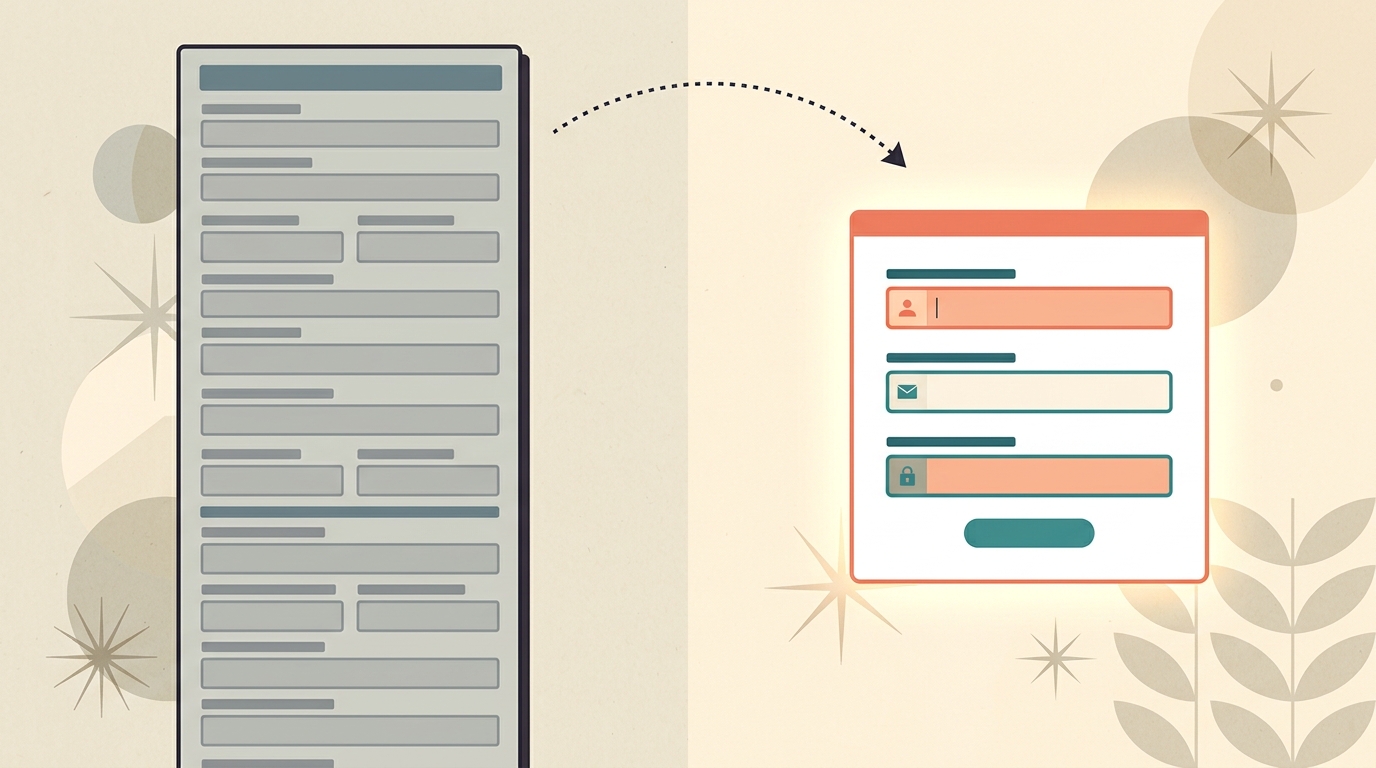 A Signup Form That Converts 3× Better  -  And It Wasn't Built With Typeform  -  Autom84You